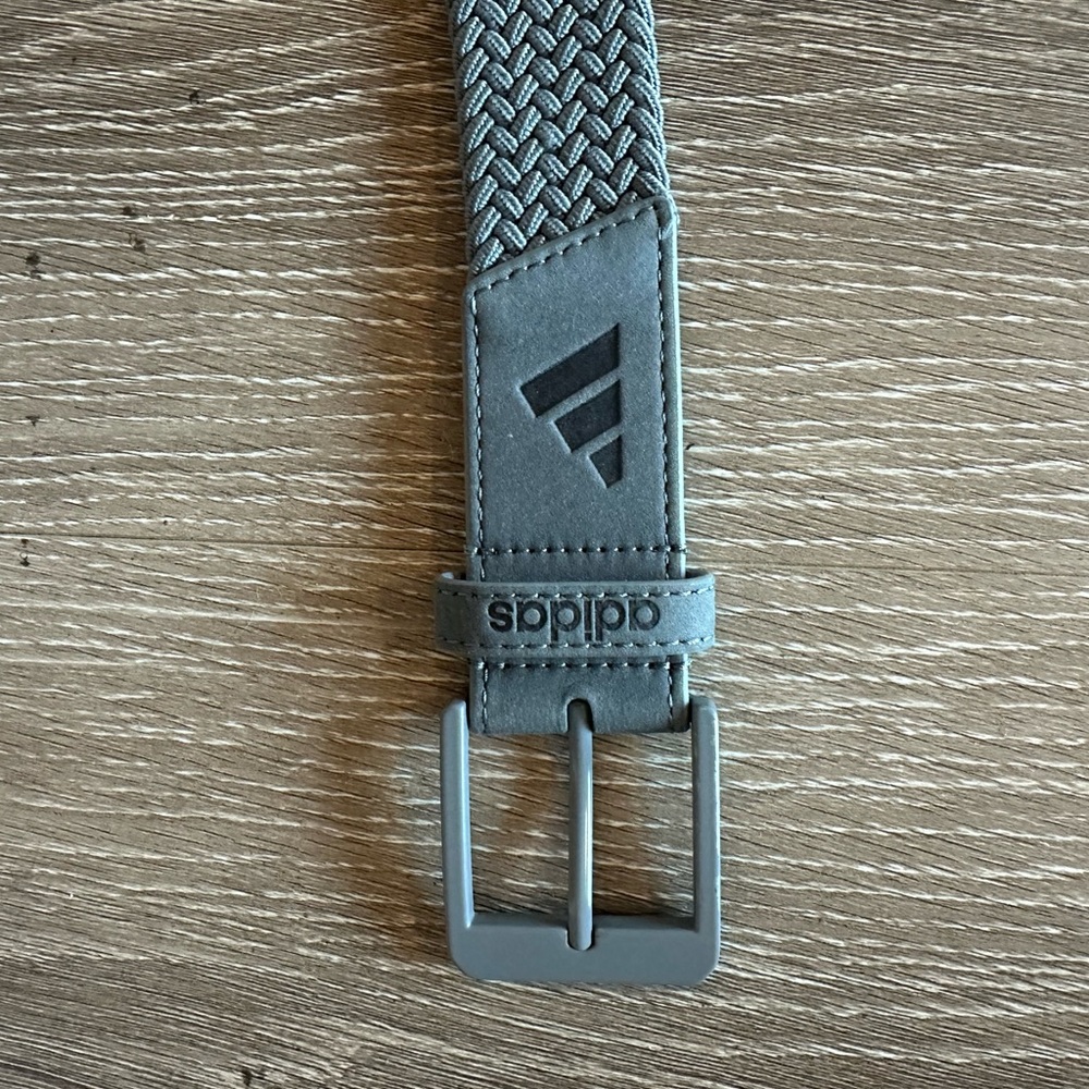 Men’s golfing Adidas Gray Braided Belt